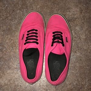 HOT PINK Authentic Vans